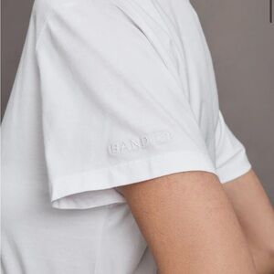 White Short Sleeve Tee Bandier size XL